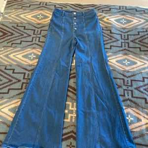 Jealous Tomato Western Wide Leg Flares